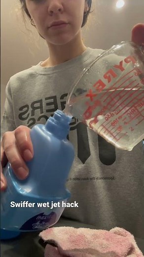 How to refill the Swiffer wet jet solution at home