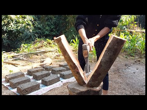 FULL VIDEO : 60 DAYS LIVING OFF GRID - Build Outdoor Toilet, Off Grid Shower house and fireplace