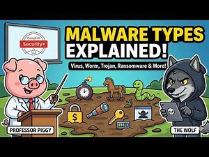 Malware Types Explained: Virus vs. Worm vs. Trojan | CompTIA Security+ SY0-701
