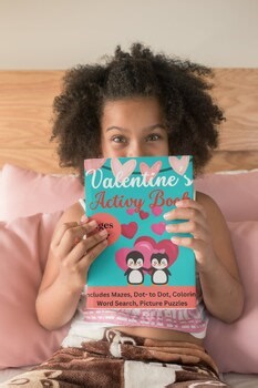 Valentine's Day Activity Book, Printable Valentine's Day Worksheets