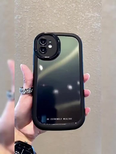 Gradient Green Simple Clouds Cream Phone Case