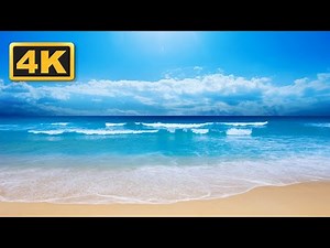 4K Sea and Beaches (Ultra HD) Unbelievable Beauty! Ocean Waves Video & Sounds! Perfect Beach Scenes