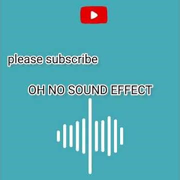 OH NO SOUND EFFECT || SOUND FX