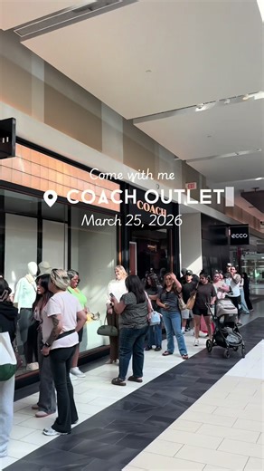 Come with me to check out the March 25, 2026 @Coach drop! The outlet did not disappoint - so many cute new bags!!! Any guesses on what I come home with????? Stay tuned… :-) #coach #pursetok #bagtok #bagreview