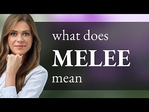 Melee • meaning of MELEE