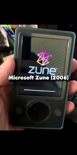 Microsoft zune from 2006. Did you have one? #2000snostalgia #nostalgia #fyp