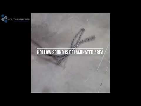 Delamination Survey of Concrete Floor (Chain Drag Method)