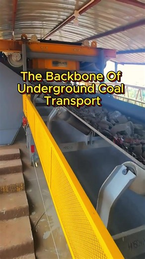 The backbone of underground coal transport Underground coal mining depends on reliable conveyor systems. Belt conveyors move coal across long mine roadways. A backbone technology in modern mining operations. #undergroundmining #coalmining #conveyorsystem #mining