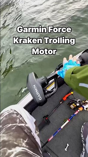 Garmin Force Kraken Trolling Motor! Built in GT56, LVS 34 transducers. #livescope #garmin #fishing