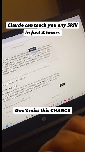 Use Claude AI to Learn a New Skill in 4 Hours 🤯 #Shorts