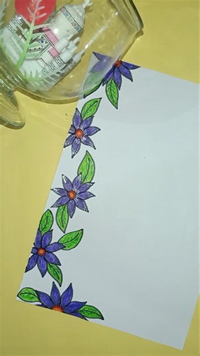 project work design easy #art #shortvideo