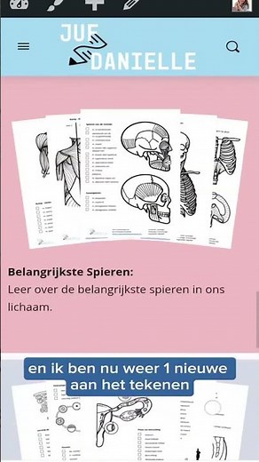 🖍️Leuker leren over het menselijk lichaam🖍️ #jufdanielle #anatomie #kleurenvoorvolwassenen