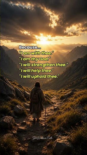 Why Does God Tell Us Not to Fear? | Isaiah 41:10 KJV | Today's Bible Verse