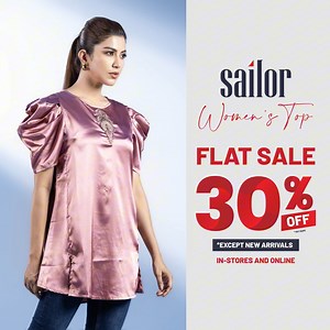 Celebrate the festive season with amazing savings! Enjoy Flat 30% OFF on all Sailor Women's Tops collection—excluding new arrivals. Order Online: https://sailor.clothing/ Visit Outlet: https://sailor.clothing/store-locator #Sailor #Sailing_Life #Sale | Sailor - Sailing Life