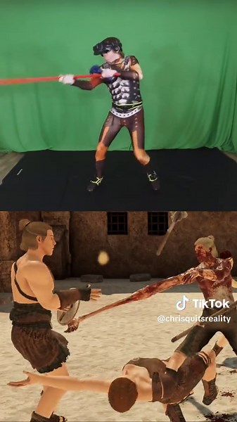 slap you from across the room 🖐 YT link in bio #vr #gaming #fullbodytracking #bladeandsorcery