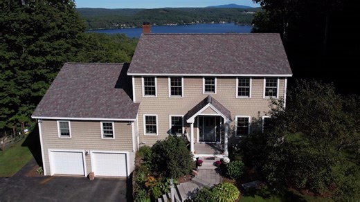 IKO Dynasty Sentinel Slate #shingles are classic, dramatic, and upscale urban. They pair perfectly with white or gray stone, brick, or siding, along with black, white, or gray trim. 😍 IKO Performance shingles are reinforced with ArmourZone for exceptional high-wind and weather performance, carrying a Class 3 Resistance rating. 💪 *IKO Dynasty Sentinel Slate is only available in select markets. Check out the full line-up of IKO Dynasty Colors here: https://ow.ly/zSwe50X5zrY | IKO Roofing