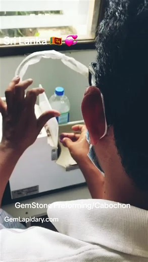 Gem preforming ❤️💫💞 🇱🇰🇱🇰🇱🇰 Sri Lanka #gemcutting #gemcutter #gemstone #gemstonecollection #gemfaceting #gemlapidary