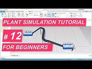 Tecnomatix Plant Simulation Tutorial 12 - How to model with Workers in 3D