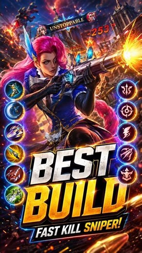 Lesley BEST Build 2026 😱 | One Shot Sniper Build | MLBB