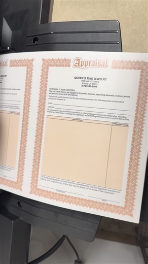 Premier Graphics | Custom Print Solutions ATL on Instagram: "Business paperwork doesn’t have to feel basic ✨ These NCR forms are printed on high-quality gloss paper for a better customer experience. @guvenfinejewelry"