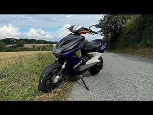 Yamaha Aerox First ride (breaks down….)