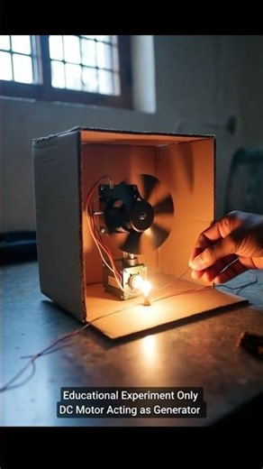 DIY Video Spin the Fan… The Light Turns ON 😱 | Free Energy? #thecrew2 #diy #youtube