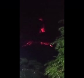Mount Lewotobi volcano spews lava during eruption in Indonesia