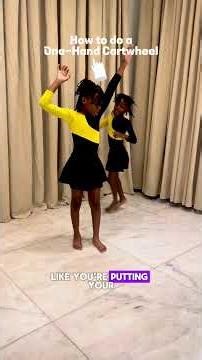 Learn how to do a ONE HAND cartwheel 🤸🏽‍♀️✨ It’s easier than you think! 😱💖