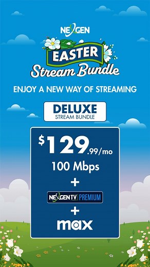Spring into savings this April!  Enjoy a new way of streaming with...