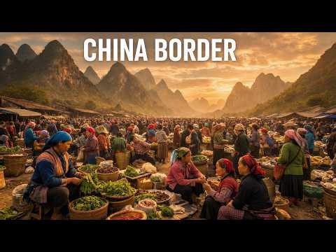 How Do People Live at the China–Vietnam Border? | San Thang Market