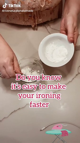 DIY Spray Starch for Efficient Ironing | Ironing Hacks