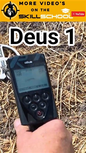 XP Deus 1 unearthing a Roman coin