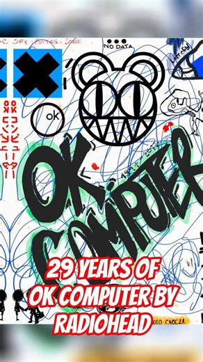 On May 21st, 1997, Radiohead released their masterpiece, "OK Computer". #radiohead #okcomputer #ok