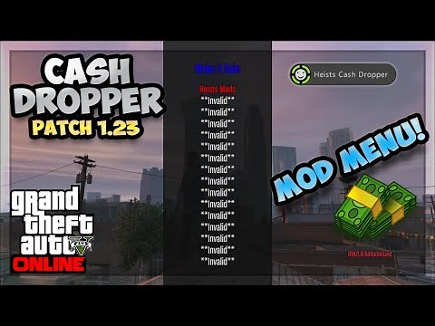 GTA 5 Online: BEST MONEY DROPPER MOD MENU "MODDED MONEY LOBBIES" (Patch 1.23) *Showcase*