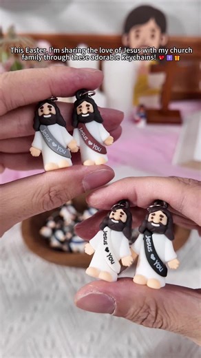 Meaningful Easter Keychains for Church Gifts