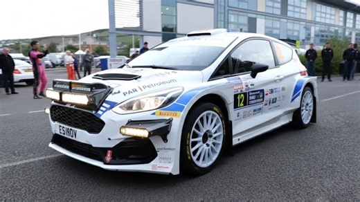 Can an electric car compete in a rally?