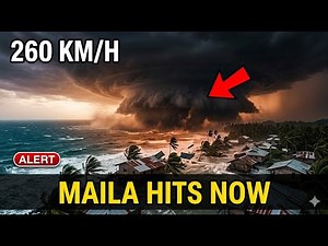 EVACUATION! 185km/h Tropical Cyclone MAILA Hits Papua New Guinea...