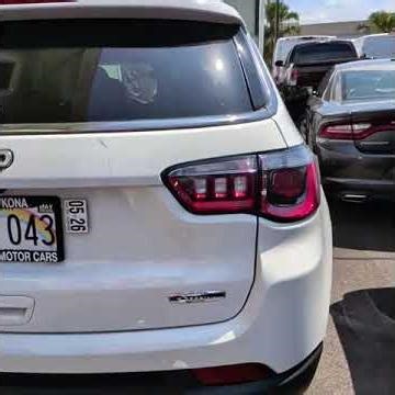 2023 Jeep compass latitude 4x4 white