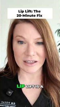 What Is a Lip Lift, Really?