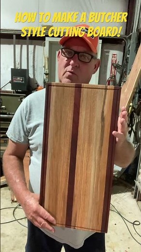 How to Make a Butcher Block Cutting Board (DIY Woodworking Project)