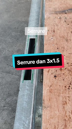 Serrure in metal gate.. #workinprogress #fyp #metalwork