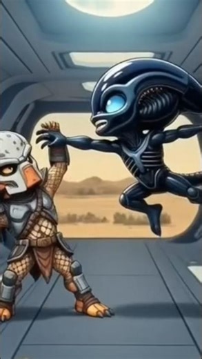 funny predator 🤣#memes #animation #predator #funny