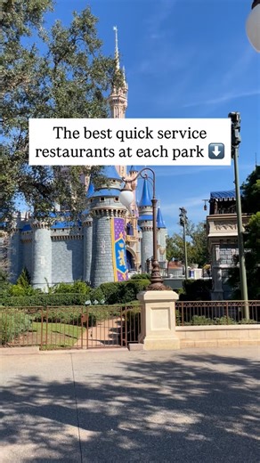 The best quick service restaurants at each park ⬇️ These are four of my favorites but truly there are so many I would recommend. Here are 4 ideas if you are looking for something different from regular “theme park food” ✨Magic Kingdom- Peco’s Bill I love this one because it is always Mexican style dishes which have always been delicious and family friendly. ✨Animal Kingdom- Yak and Yeti Local Foods Cafe This park has some of the BEST and most underrated food and one hidden gem is Yak and Yeti. I