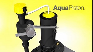 KOHLER 3887-0 Cimarron Comfort Height Two-Piece Round-Front 1.28 GPF Toilet with AquaPiston Flush Technology and Left-Hand Trip Lever, White