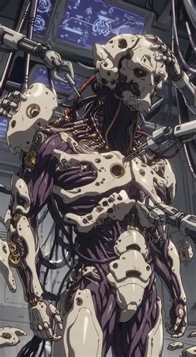 When the Android Chooses the Sky Final assembly. No restraint. Just escape. Late-80s OVA energy. #NanoparticleAscension #AnimeTok #SciFiAnime #RetroAnime #Android