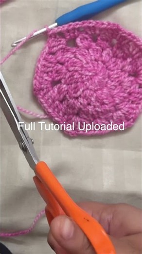 Crochet Hexagon Granny Square Tutorial Uploaded #crochet #diy