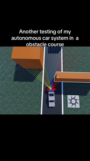 Testing My Autonomous Car System on an Obstacle Course