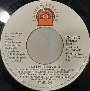 Stars On - Stars On 45 (Medley II)