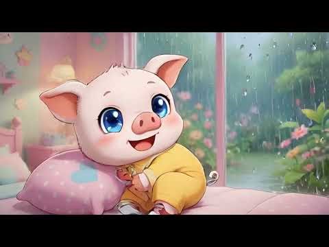 Chú heo con ngắm mưa a2e.ai