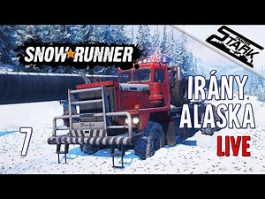 SnowRunner - 7.Rész (Irány Alaska a hófödte vidék) - Stark LIVE
